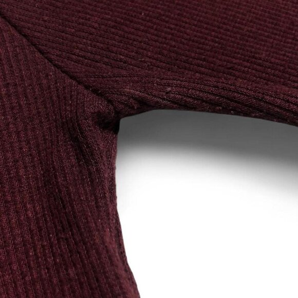 Garage Ribbed Mockneck Top - Picture 5 of 5